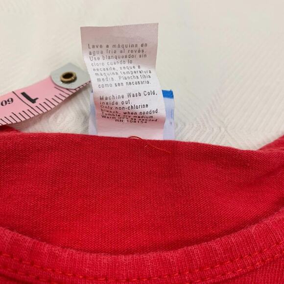 Y2K Disney's Mickey Mouse Red T-Shirt Top - Picture 10 of 12